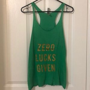 Zero Lucks Given Tank Top